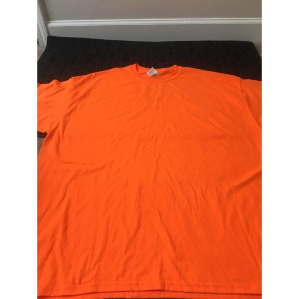 Anvil Men's T-Shirt Size 2XL Short Sleeve Shirt Tee Orange